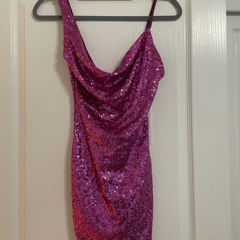 HELLO MOLLY CITADEL SKIES SEQUIN DRESS